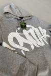 Syna word hoodie  tracksuit gri  Açık Gri